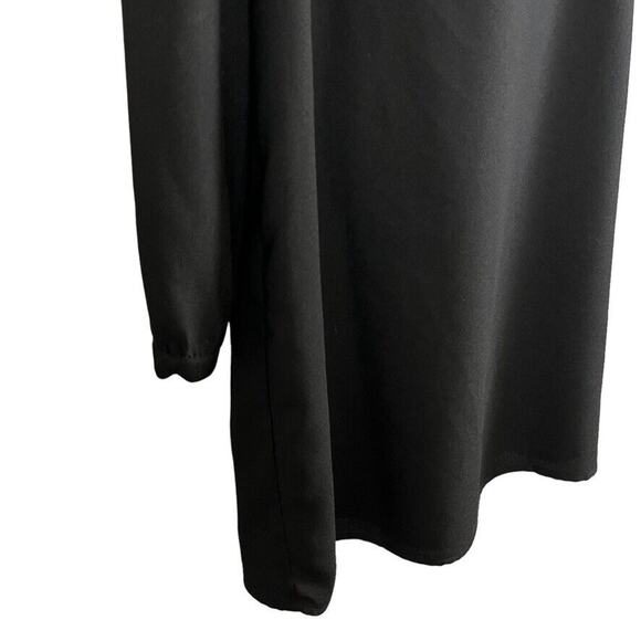 Jessica Simpson Black Gold Studded Shift Whimsigoth Long Sleeve Dress Witchy 12 - Picture 4 of 15